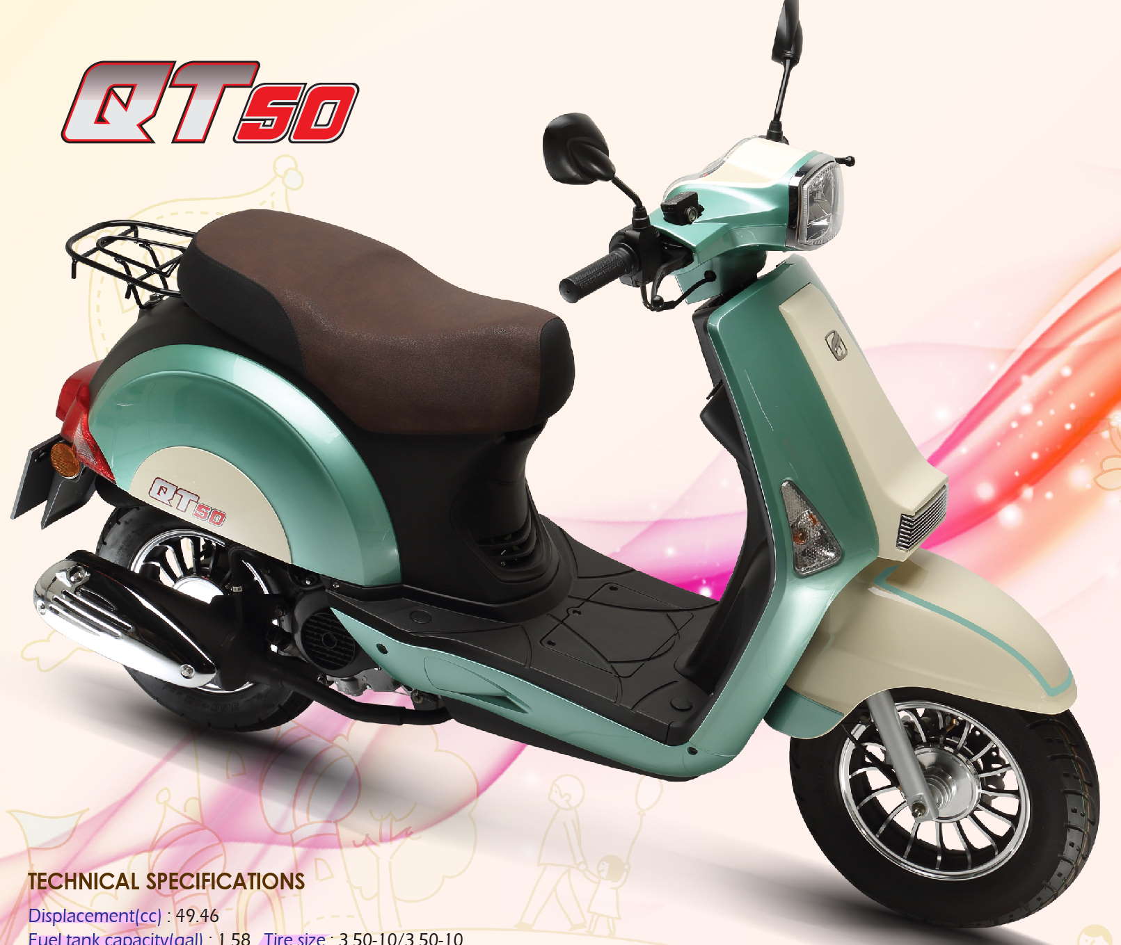 Solano Scooter 50cc scooter for sale near me Andra Chan